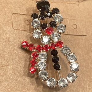 SnowmanVintage Brooch